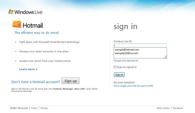 Sign in hotmail cm