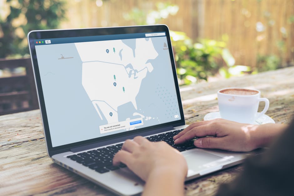 online map on computer