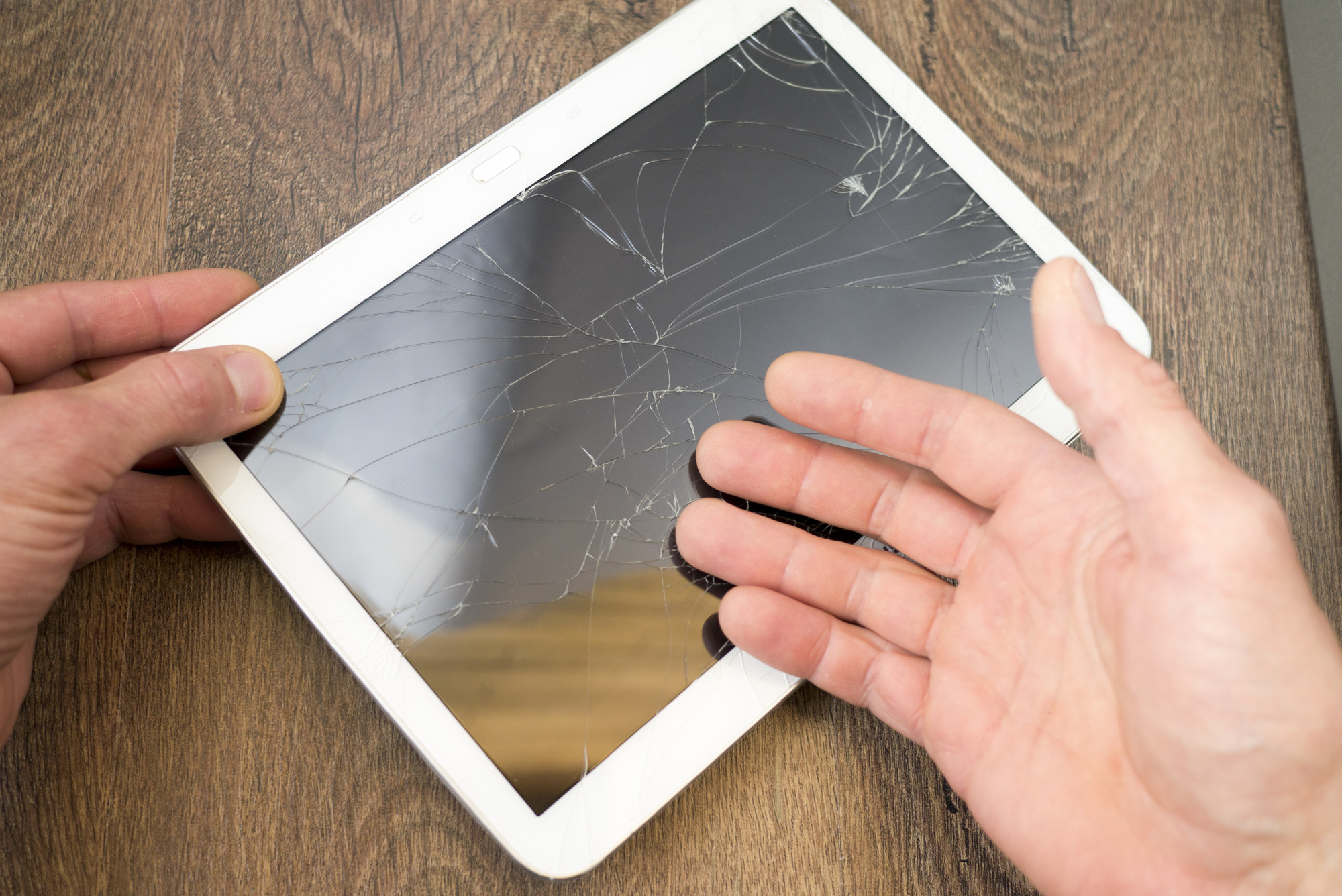 Cracked ipad Screen